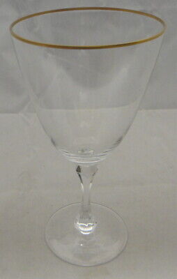 Set of 5 Lenox Mansfield (Gold Trim) Water Goblets