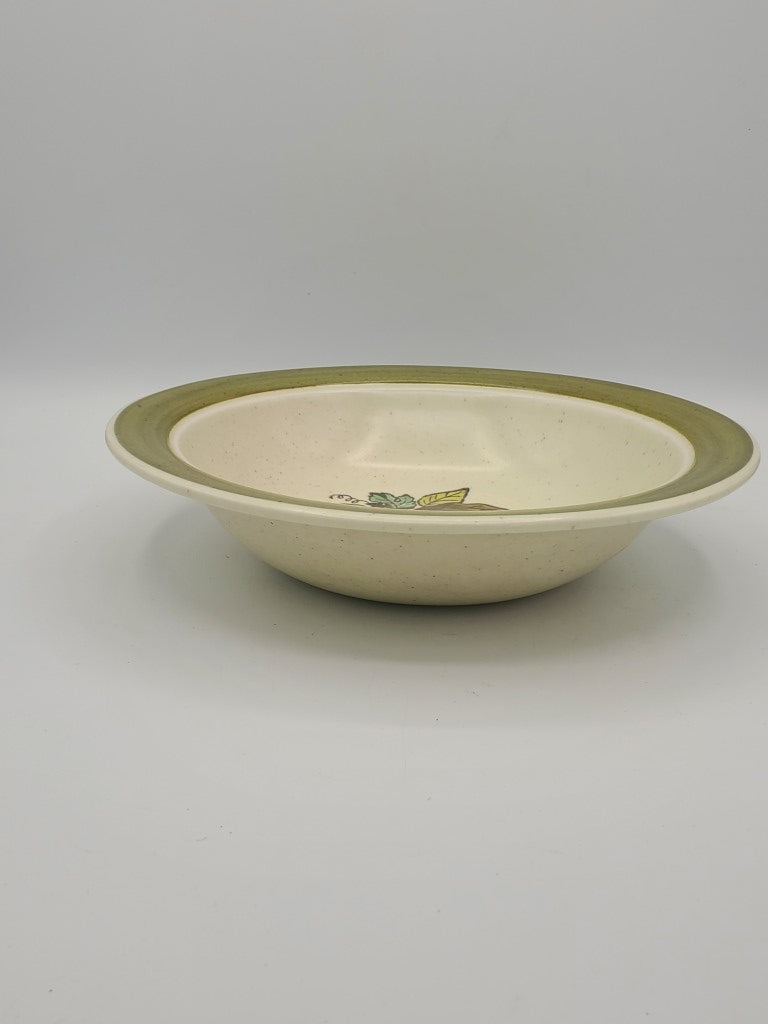 Metlox - Poppytrail - Vernon Provincial Fruit Green Round Vegetable Bowl LK