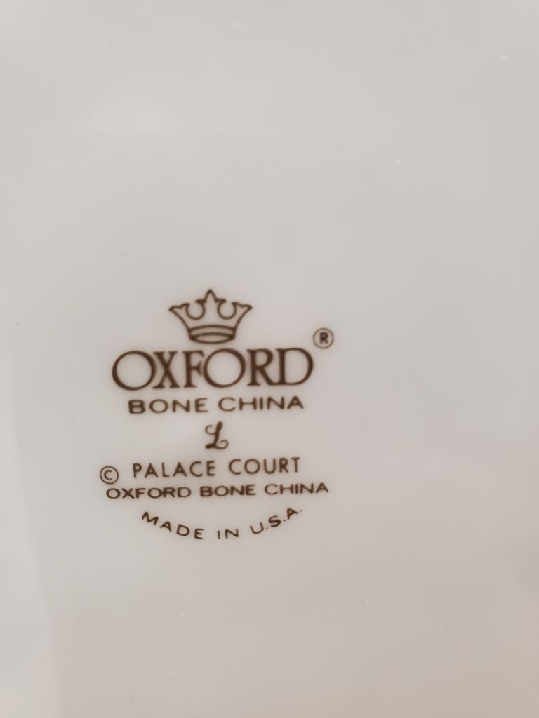 Set of 3 Oxford Palace Court Dinner Plates LK