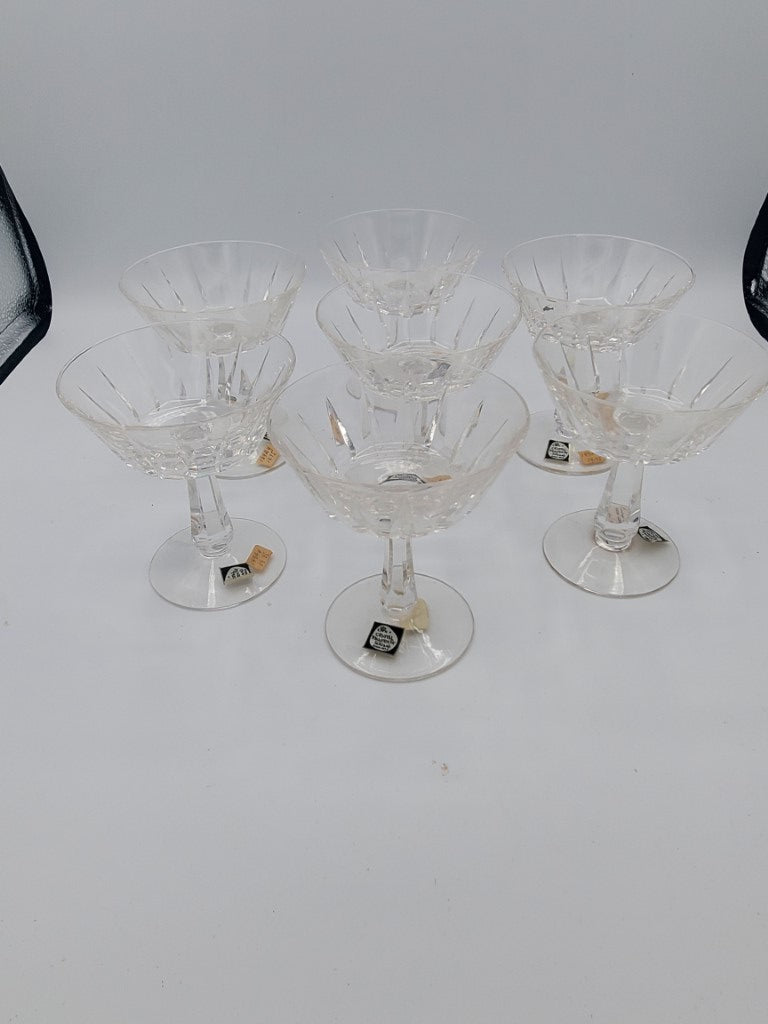 Set of 7 Royal Leerdam - Netherland Van Dijck Champagne/Tall Sherbets LK