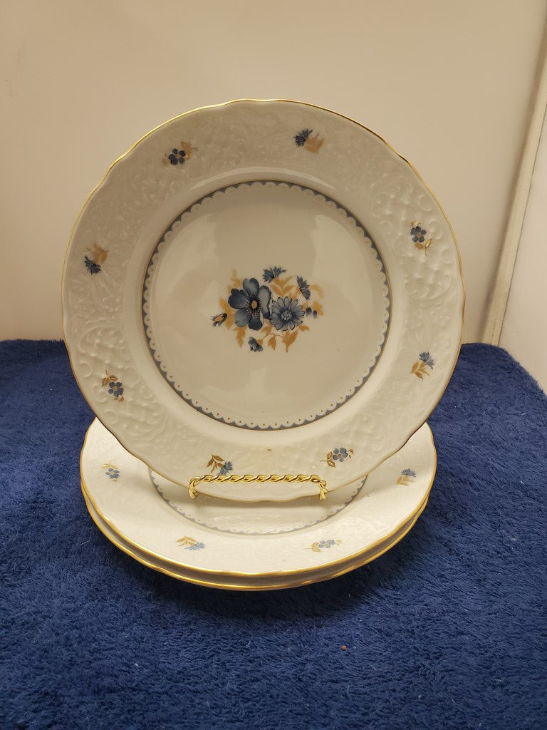 Set of 3 Oscar De La Renta Ashton Salad Plates LK