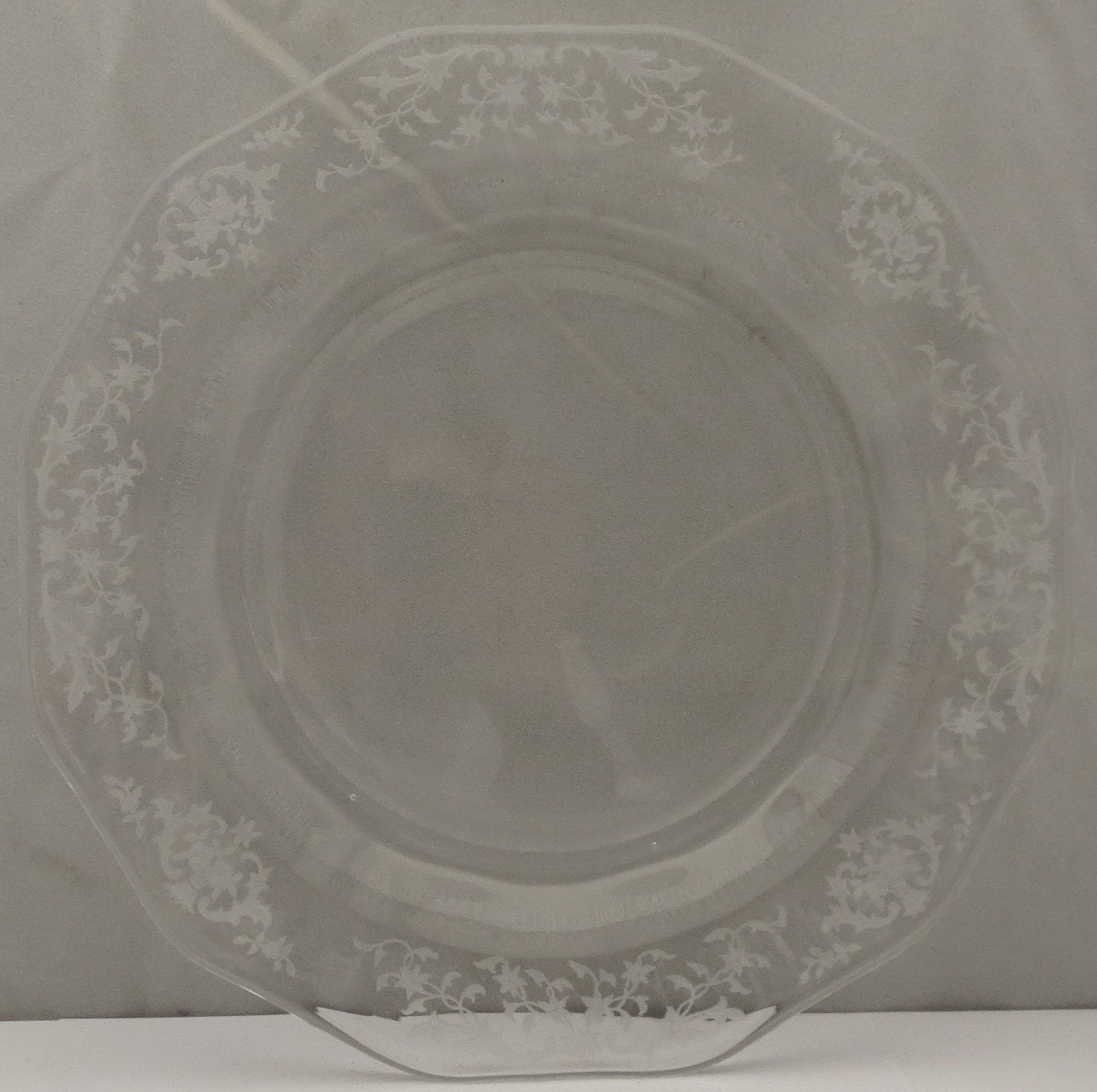 Set of 6 Fostoria Navarre-Clear 7" Salad Plates –