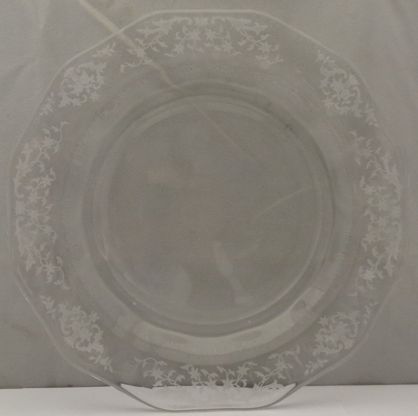 Set of 6 Fostoria Navarre-Clear 7" Salad Plates