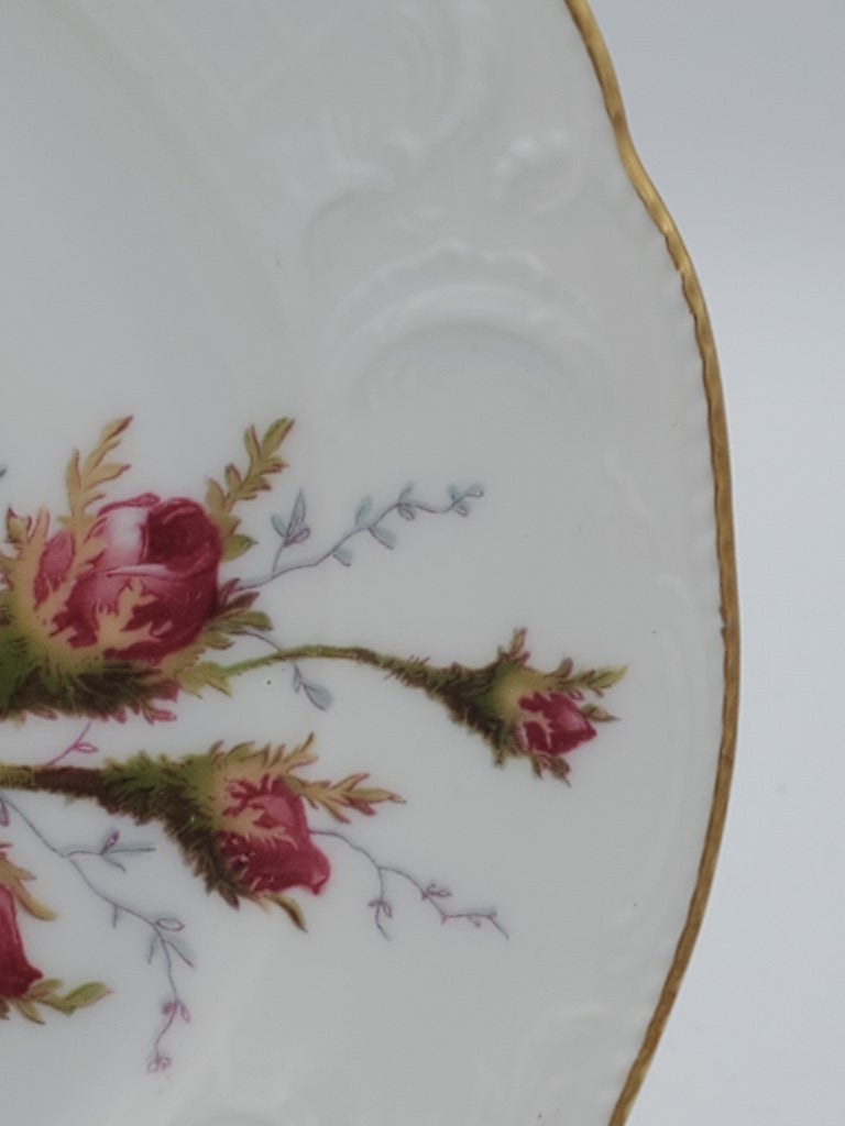 Set of 5 Rosenthal Moss Rose (Sans Souci - White) Bread & Butter Plates LK