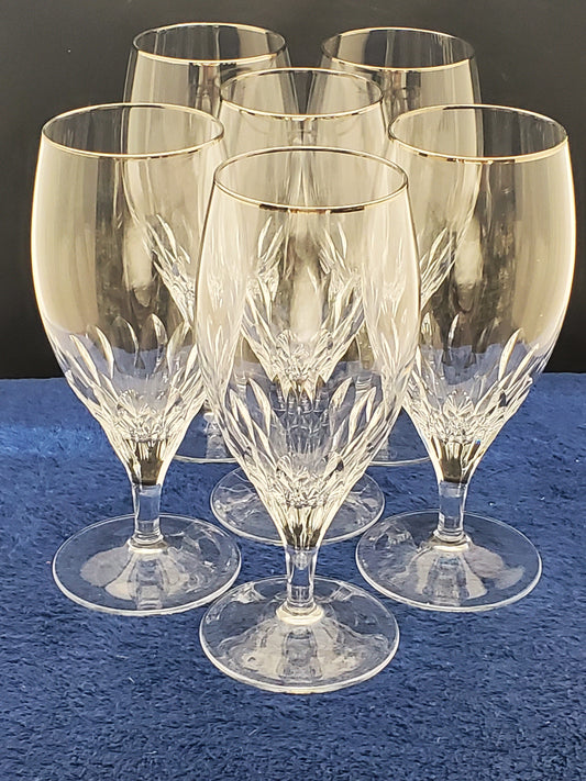 Set of 6 Cristal D'Arques-Durand Capella - Platinum Iced Teas