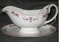 Royal Worcester Petite Fleur Gravy Boat and Underplate