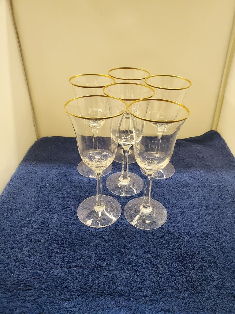 Set of 5 Lenox Hayworth Goblets SCMA10726
