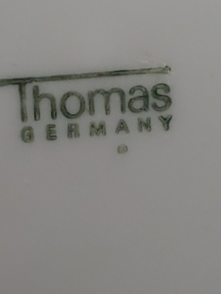 Set of 4 Thomas Platinum Band (Coupe) Dinner Plates LK