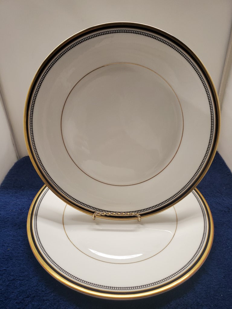 Set of 2 Royal Doulton Pavanne Dinner Plates LK