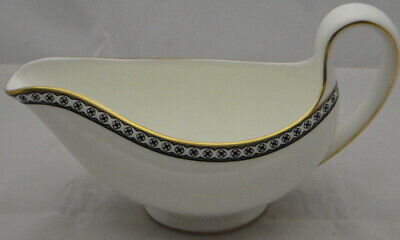 Wedgwood Ulander Black Gravy Boat Only
