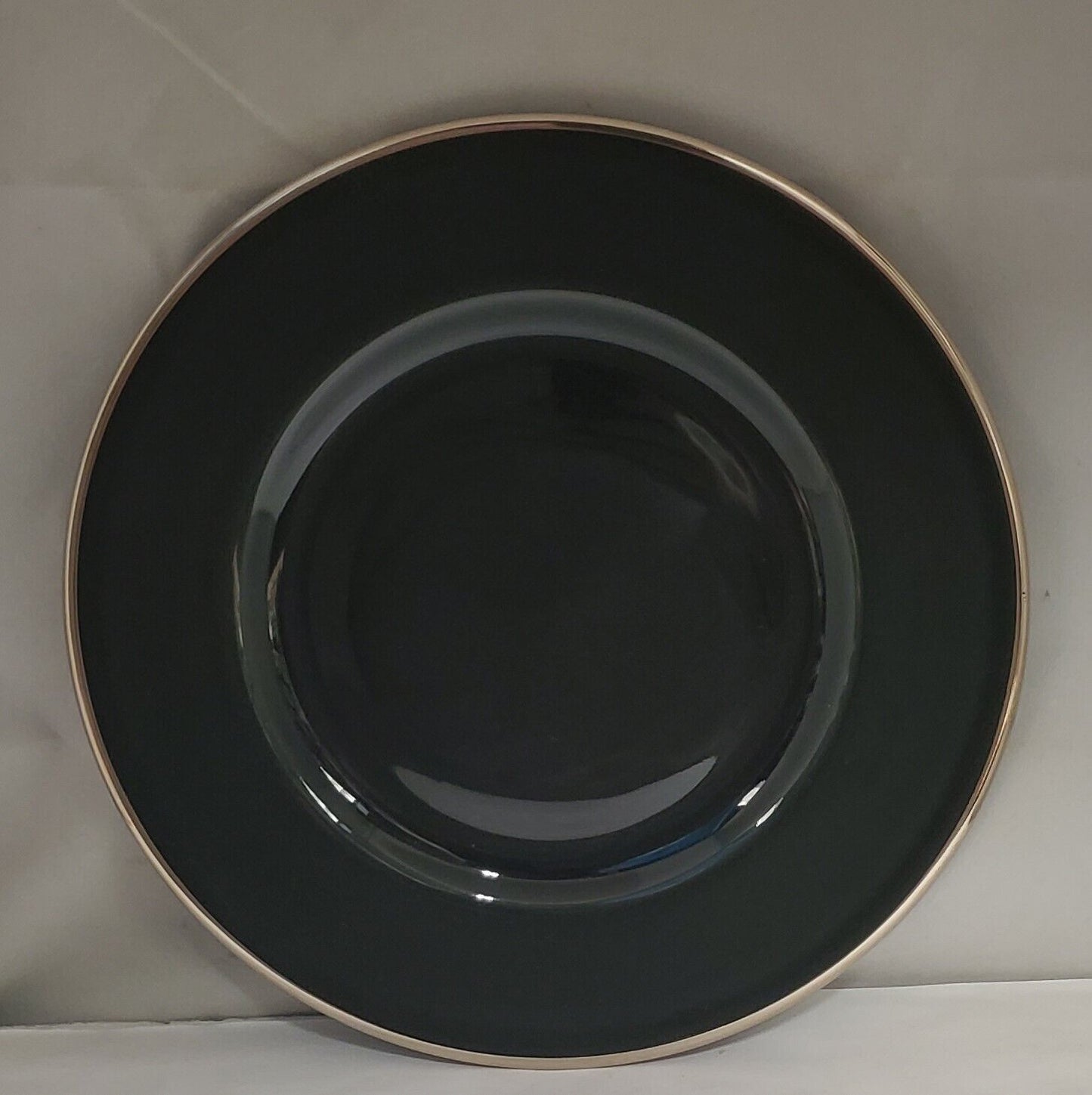 Set of 4 Wedgwood Laurel Laurel (Taupe Band, Black Laurel) Accent Plates