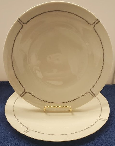 Set of 2 Franciscan Silver Lining Salad Plates