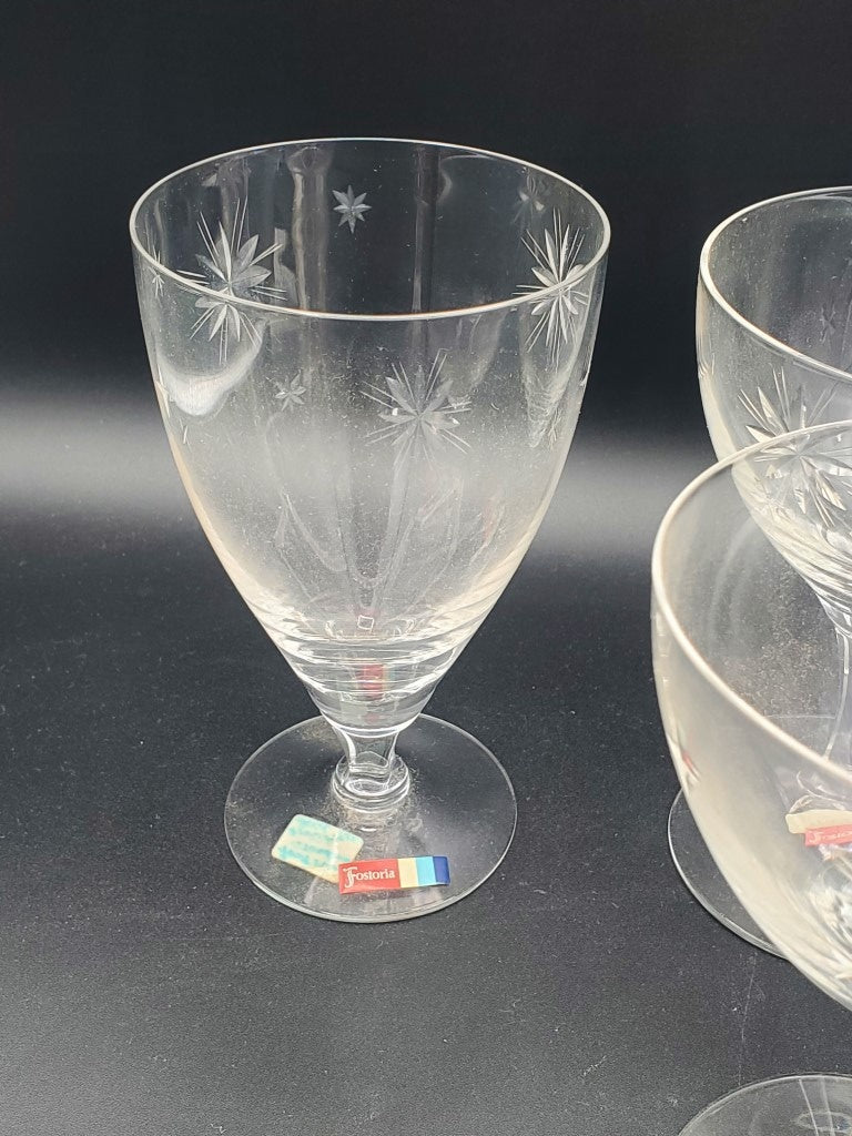 Fostoria Stardust Lot of 4 Pieces LK