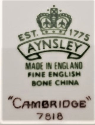 Set of 2 Aynsley Cambridge Cup & Saucer Sets LK