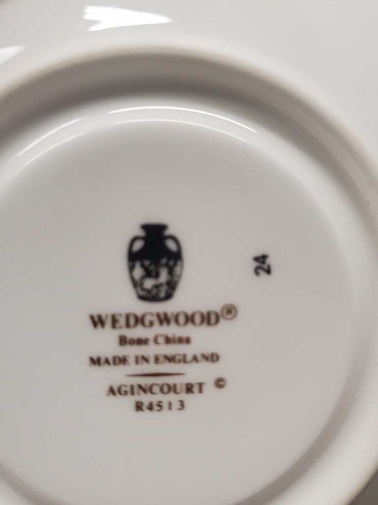 Wedgwood Agincourt Blue Green Cup & Saucer Set LK