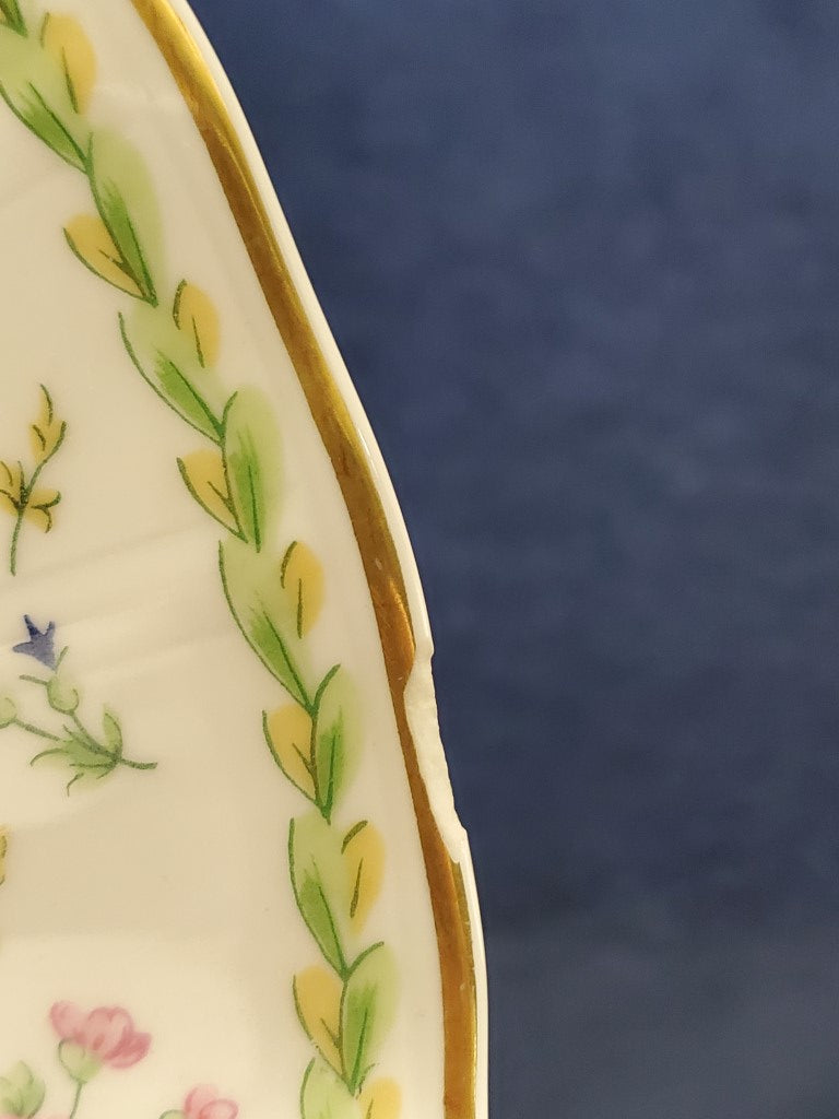 Bernardaud Artois Vert Lot of 5 Imperfect Soup Bowls