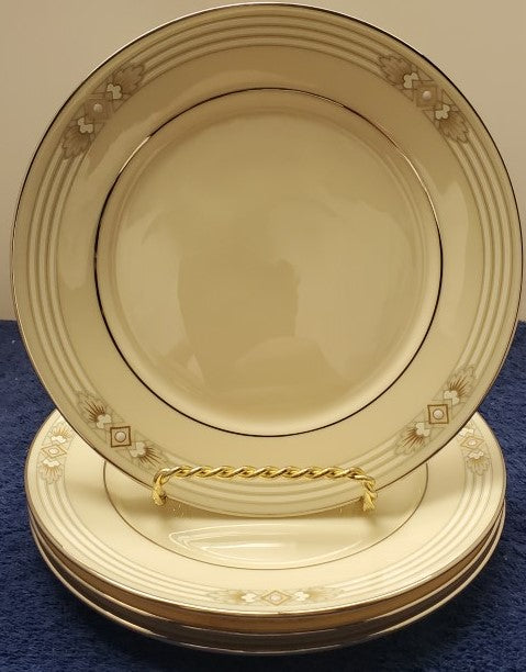 Set of 3 Lenox Silver Springs Bread & Butter Plates LK