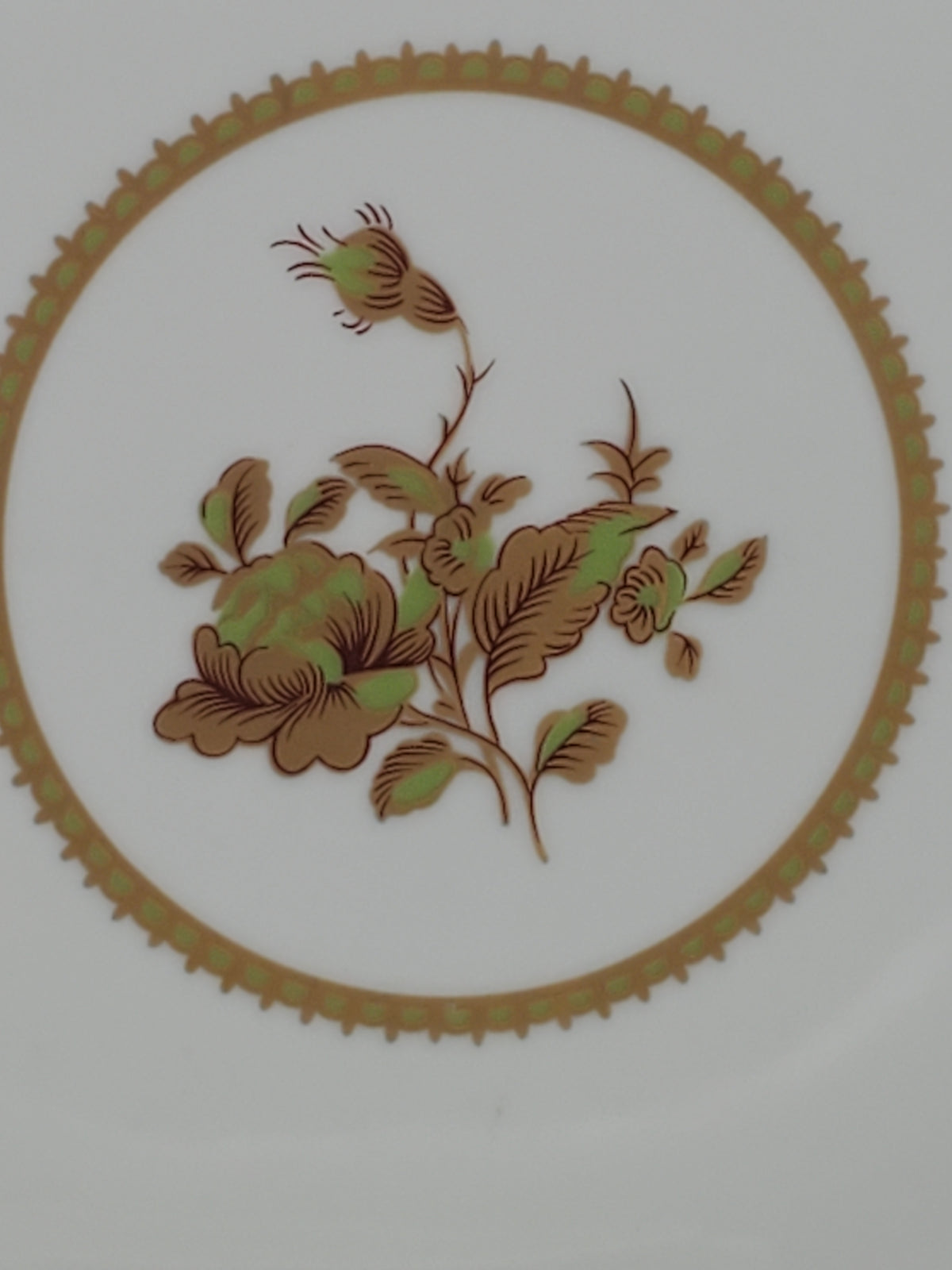 Mottahedeh Ching Dynasty Roses Dinner Plate & Cup and Saucer LK