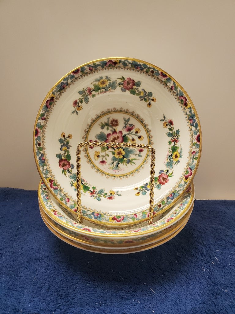Set of 4 Coalport Ming Rose Coupe Cereal Bowls LK