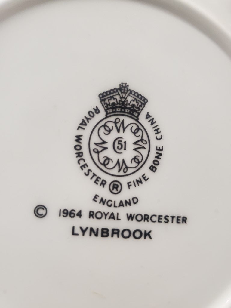 Set of 5 Royal Worcester Lynbrook Bread & Butter Plates LK
