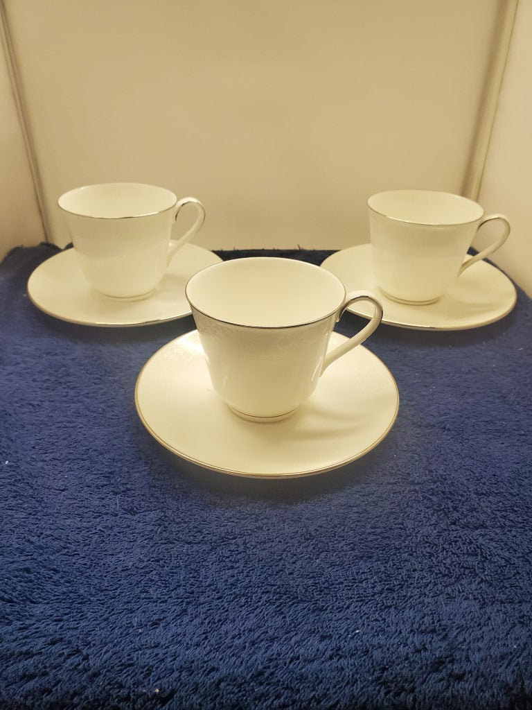 Set of 3 Royal Doulton Amulet Cup & Saucer Sets LK