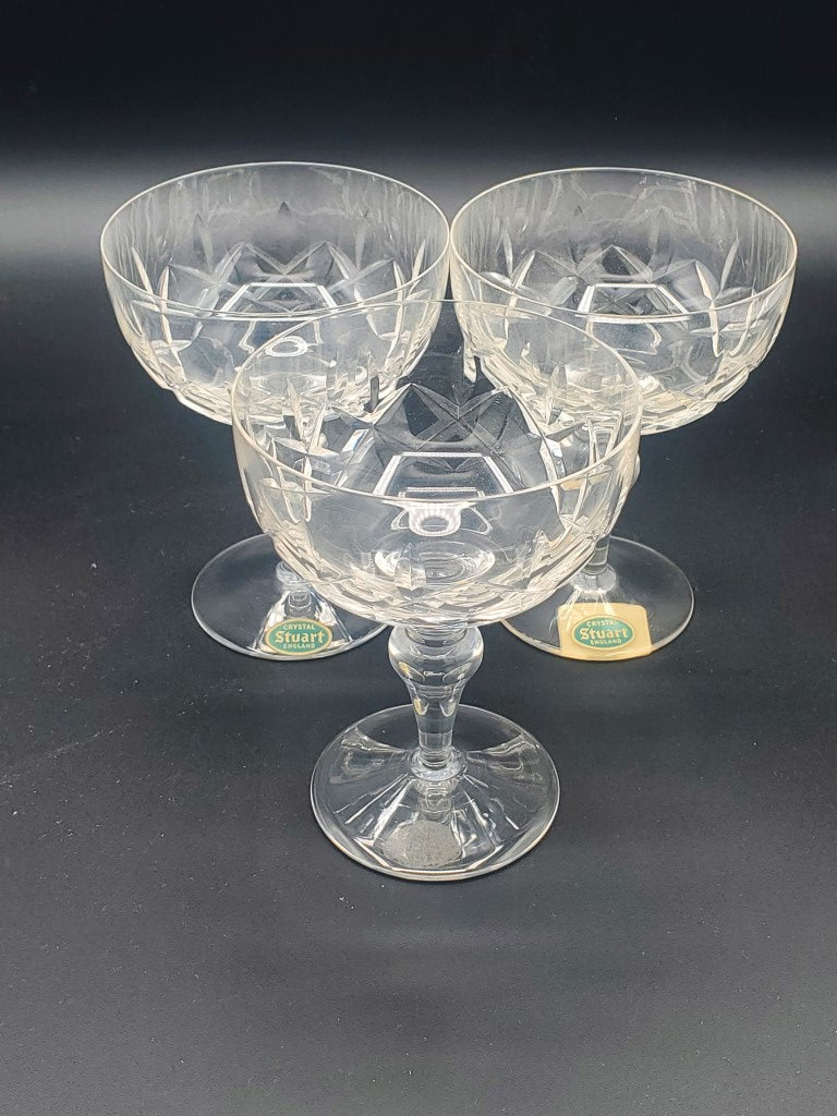 Set of 3 Stuart Regent Champagne/Tall Sherbets LK