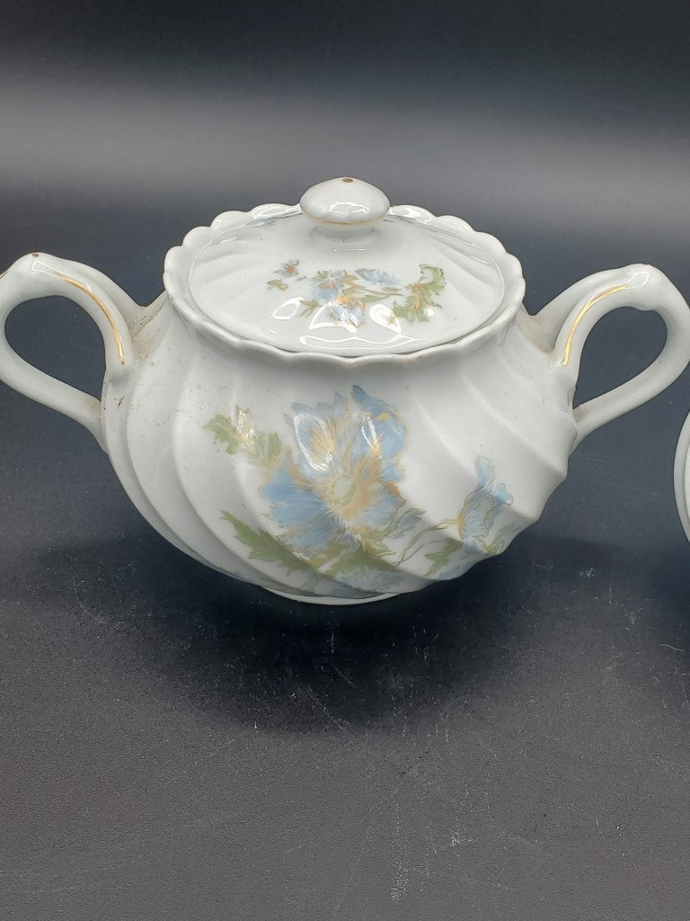 Haviland Margaux Creamer & Sugar Bowl with Lid LK