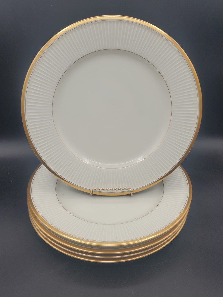 Set of 5 Fitz & Floyd Classique d'Or Bread & Butter Plates LK