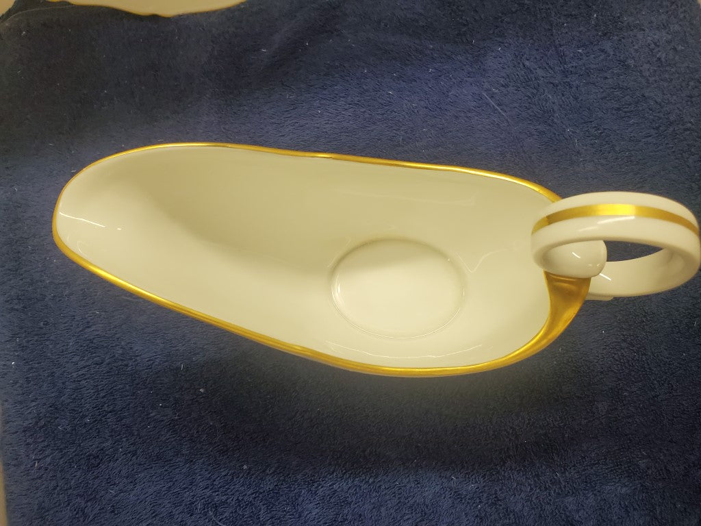 Chastagner Limoges (France) Unknown Gravy Boat with Underplate LK