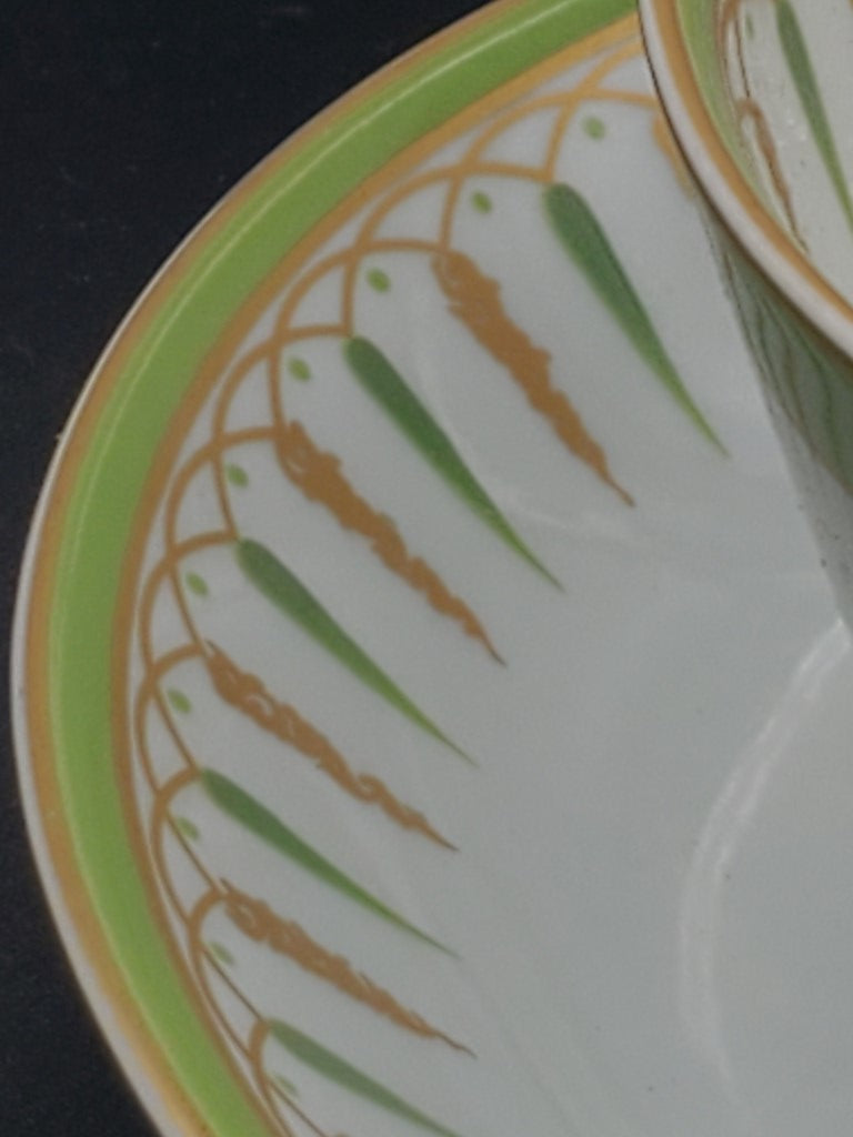 Mottahedeh Ching Dynasty Roses Dinner Plate & Cup and Saucer LK