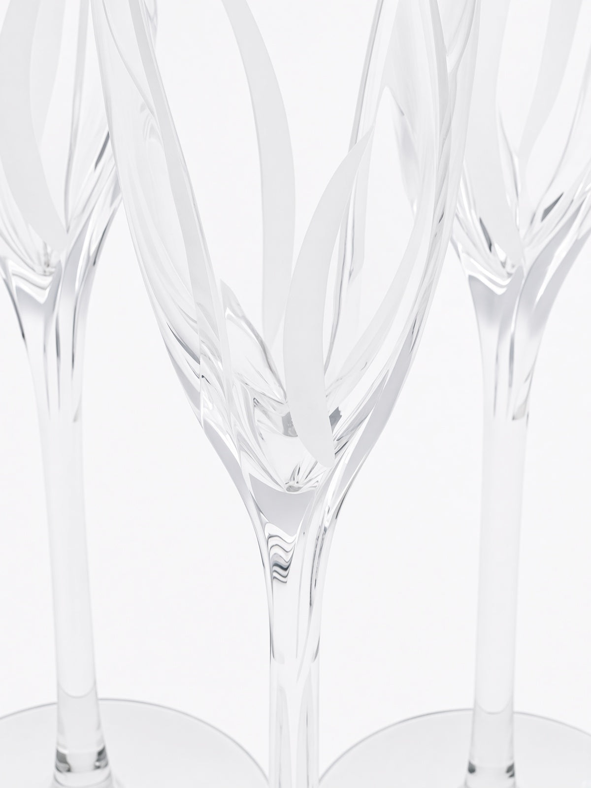 Set of 3 Lenox Twilight Champagne Flutes LK