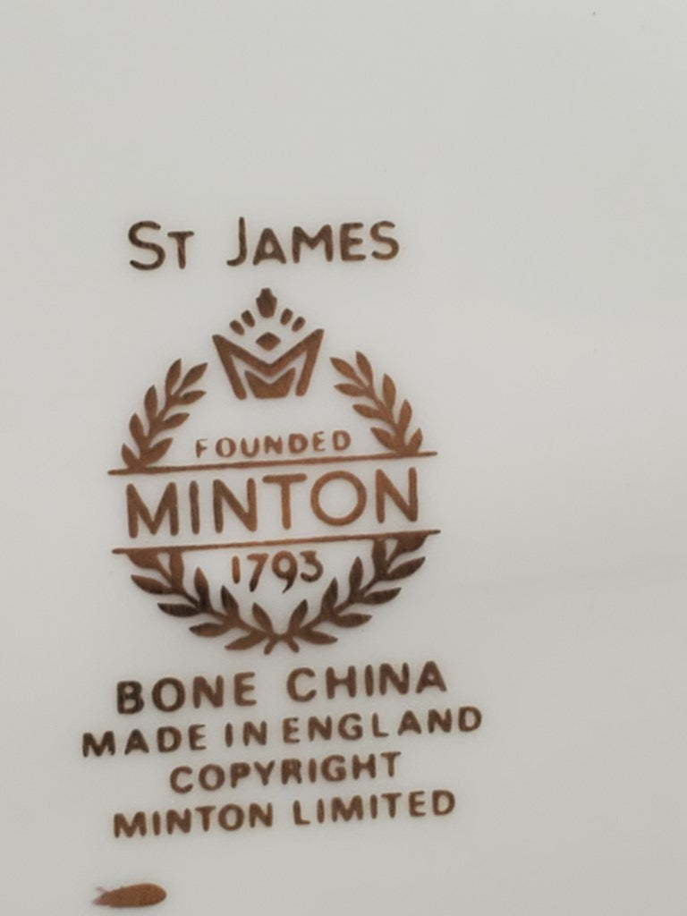 Set of 4 Minton St. James Cup & Saucer Sets LK