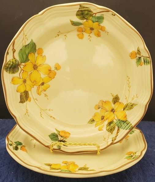 Set of 2 Mikasa Goldwood Salad Plates LK