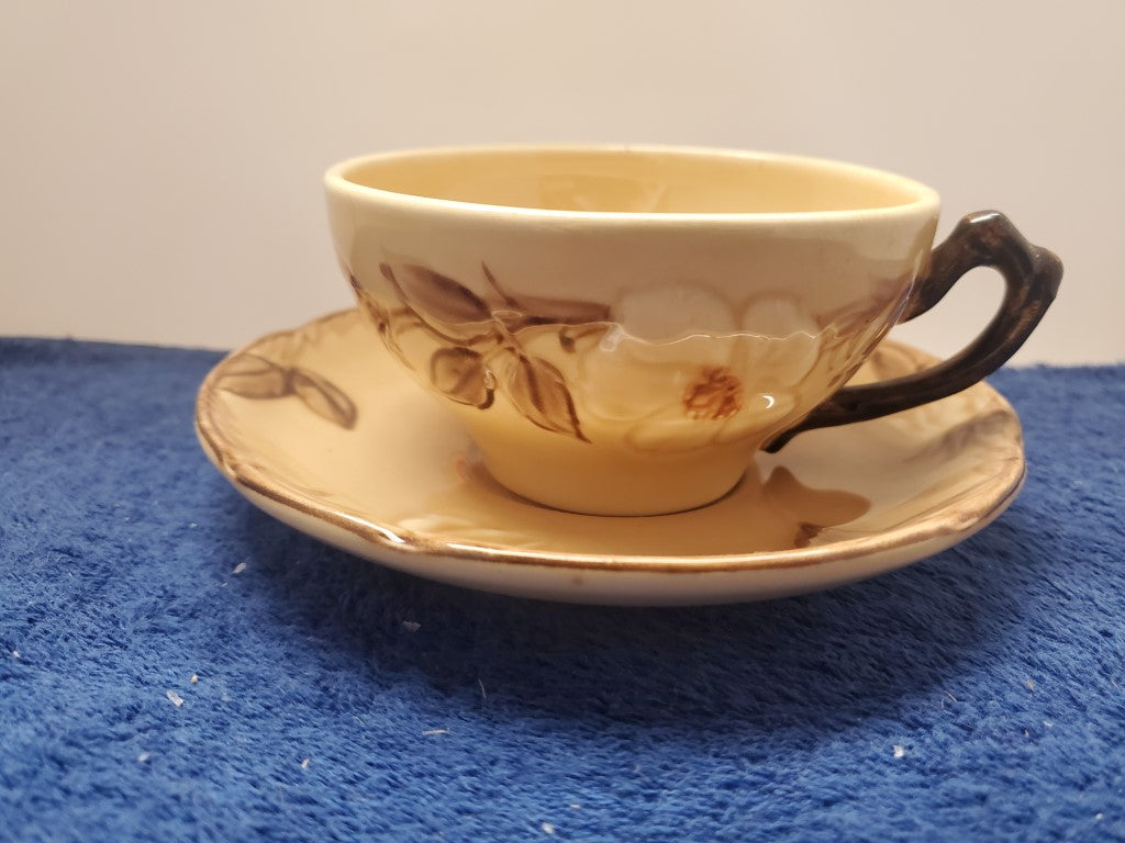 Set of 9 Franciscan Cafe Royal Cup & Saucer Sets