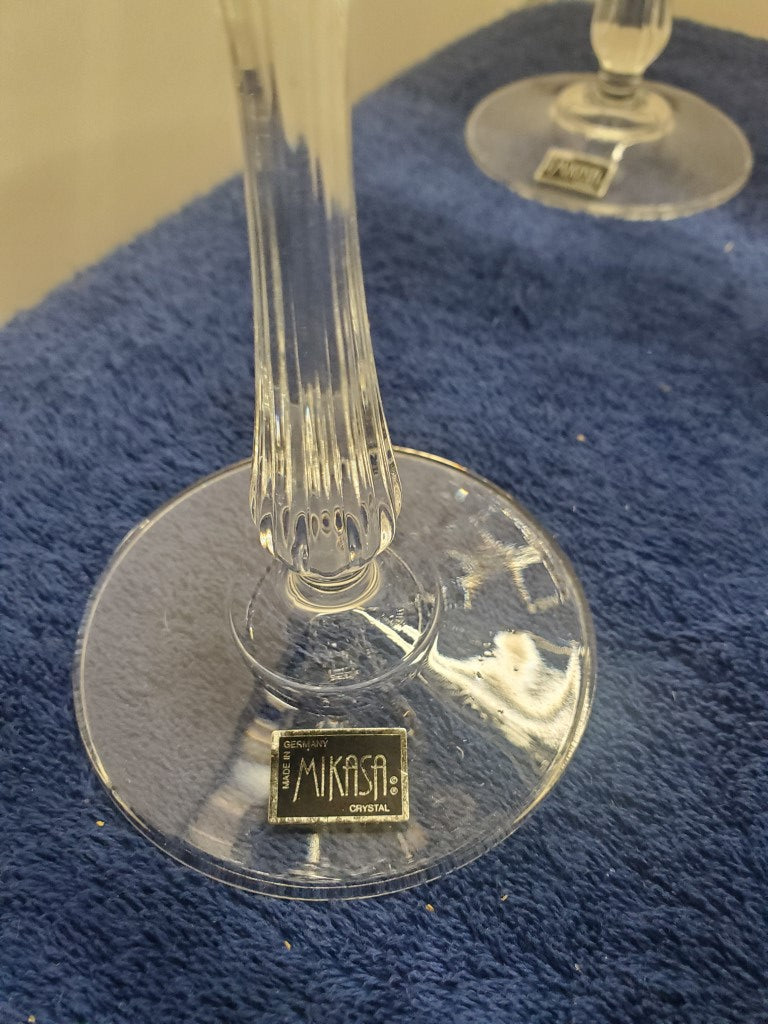 Set of 6 Mikasa Canterbury Water Goblets LK
