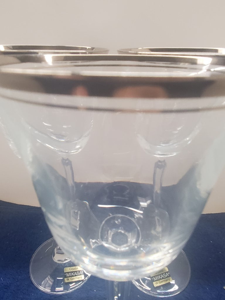 Set of 3 Mikasa Briarcliffe Water Goblets LK