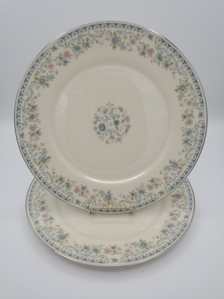 Set of 2 Lenox Columbine Dinner Plates LK