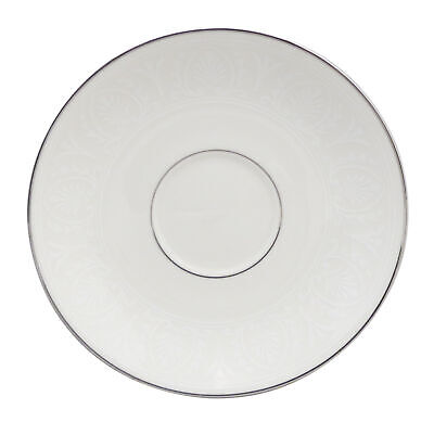 Set of 4 Lenox Courtyard Platinum Saucers for Footed Cup