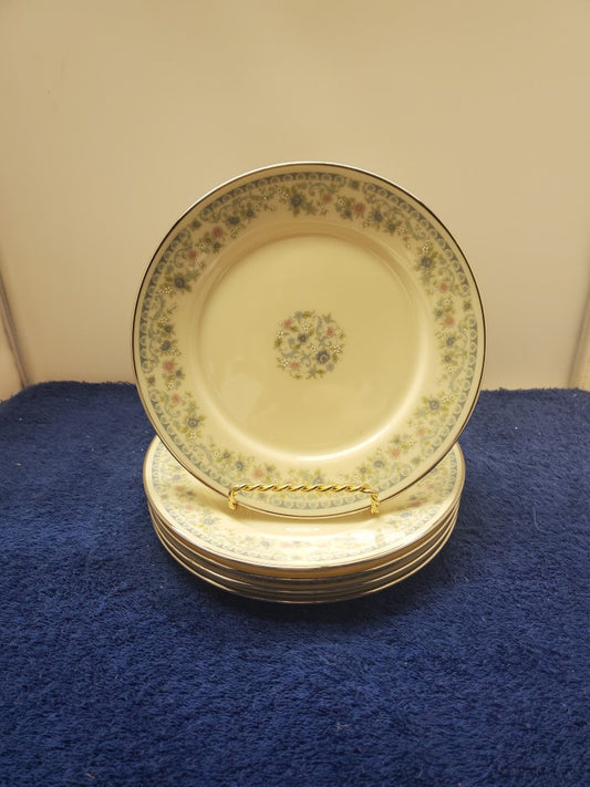 Set of 5 Lenox Columbine Bread & Butter Plates LK