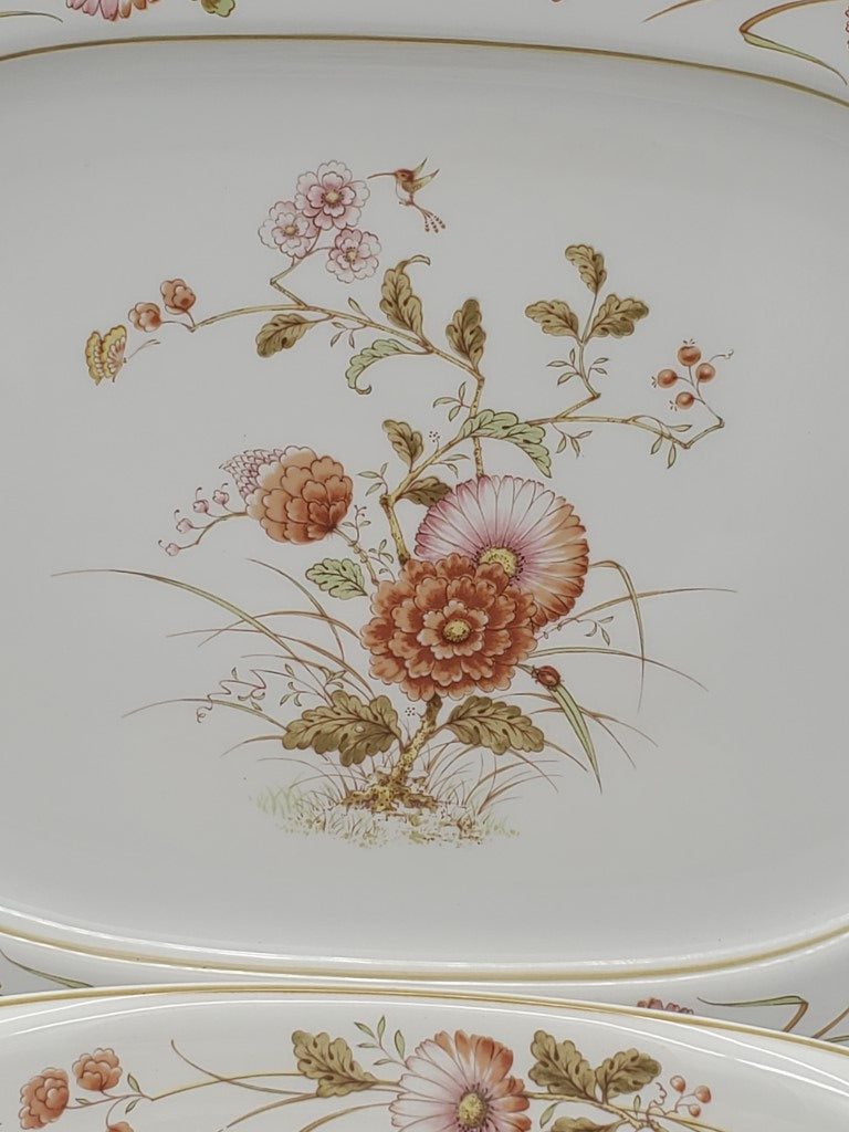 Noritake Hofgarten 10" Oval Vegetable Bowl and 13" Oval Serving Platter LK