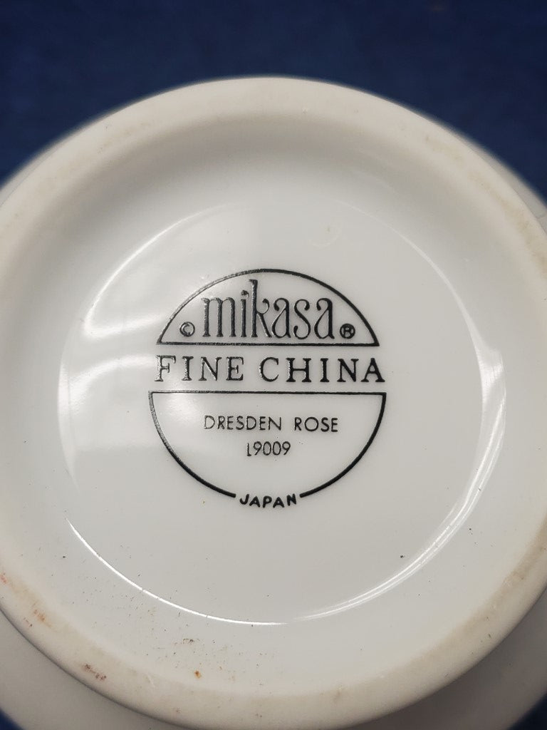 Mikasa Dresden Rose Sugar Bowl with Lid LK