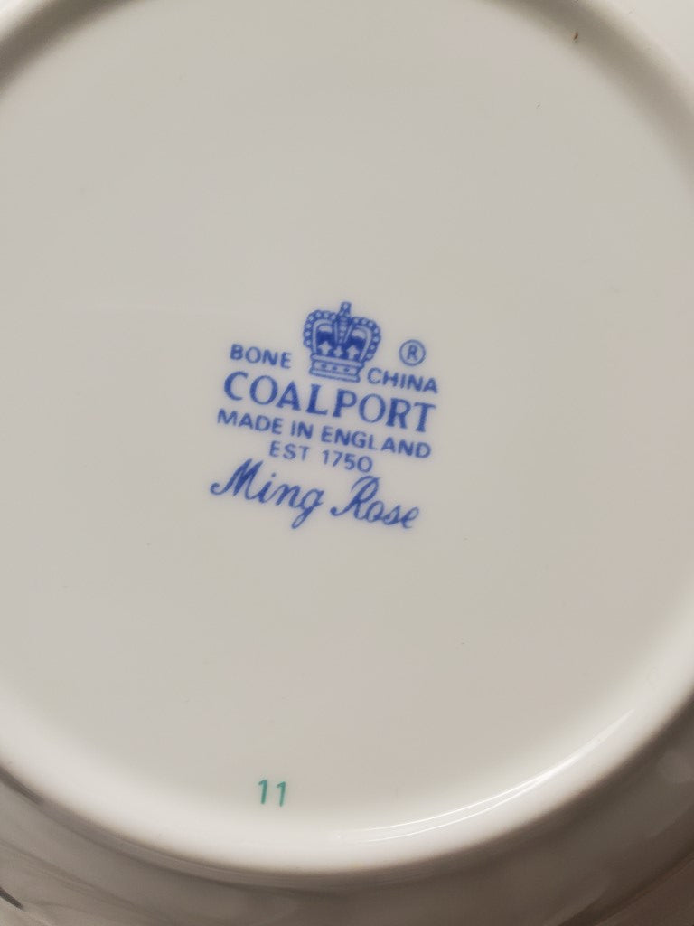 Set of 4 Coalport Ming Rose Coupe Cereal Bowls LK