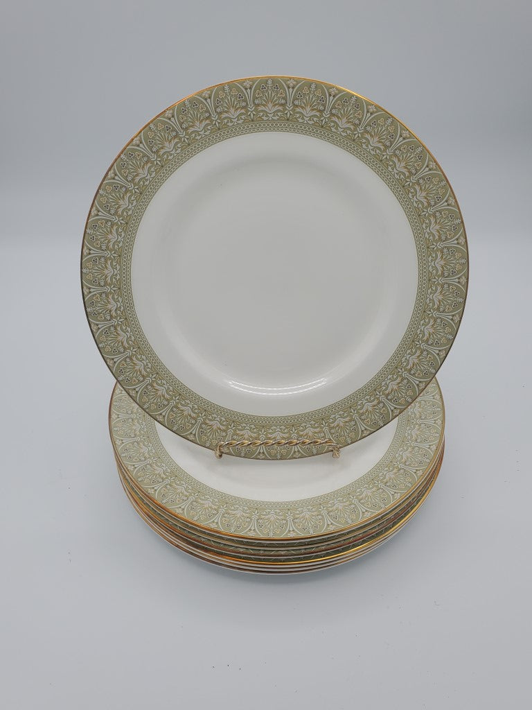 Set of 4 Royal Doulton Sonnet Dinner Plates LK
