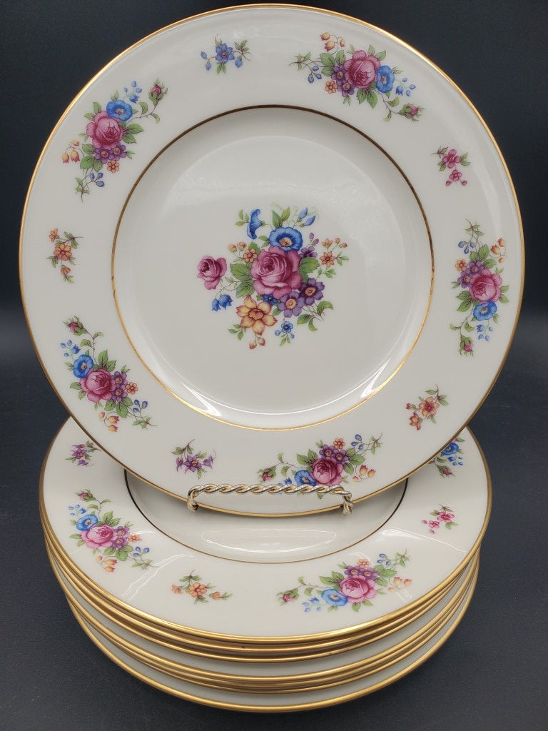 Set of 8 Lenox Lenox Rose Salad Plates LK