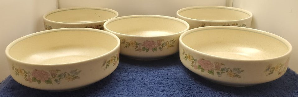 Set of 5 Lenox Sketchbook Cereal Bowls LK