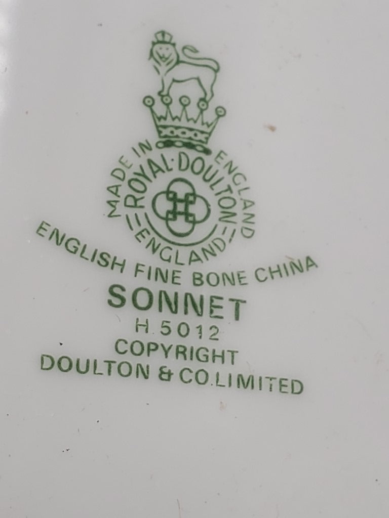Set of 7 Royal Doulton Sonnet Salad Plates LK