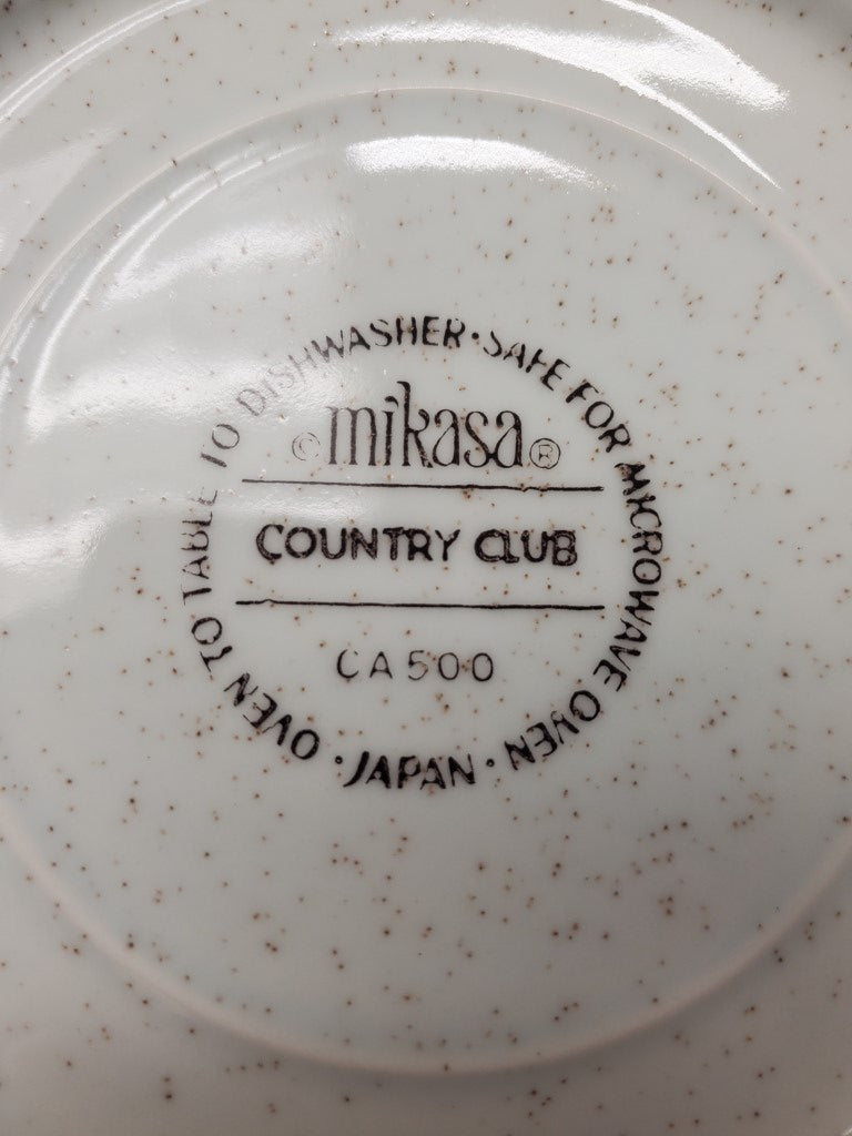 Set of 7 Mikasa Amy Country Club Saucers Only LK