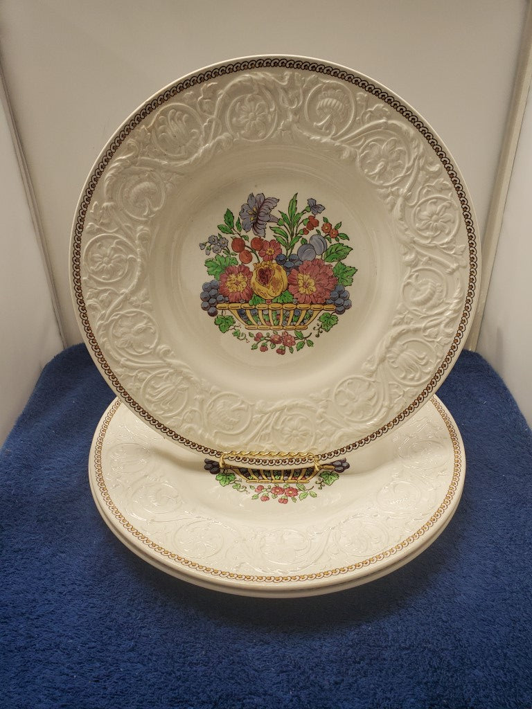 Set of 2 Wedgwood Windmere Dinner Plates LK