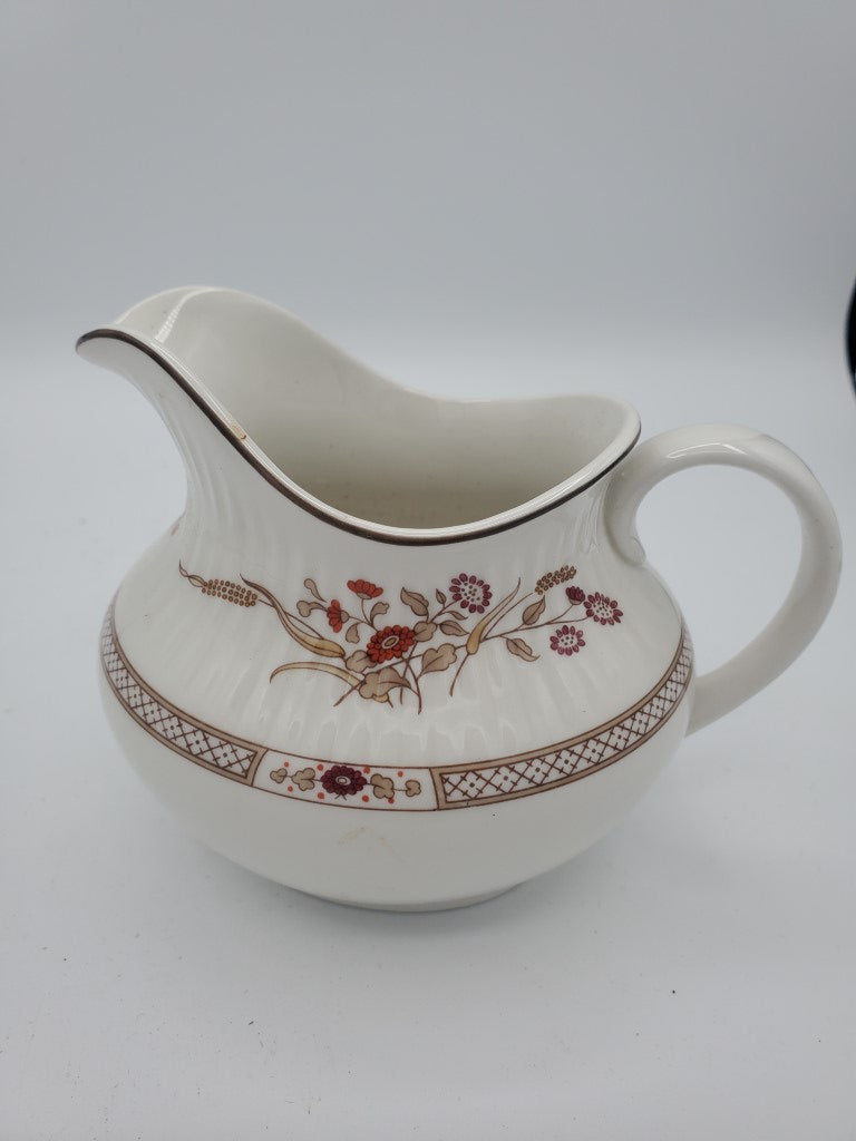 Royal Doulton Russet Glen Creamer & Sugar Bowl with Lid LK