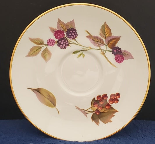 Royal Worcester Evesham Gold Saucer